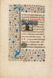 Abbess Opportuna with a Staff and a Book, c.1440-50